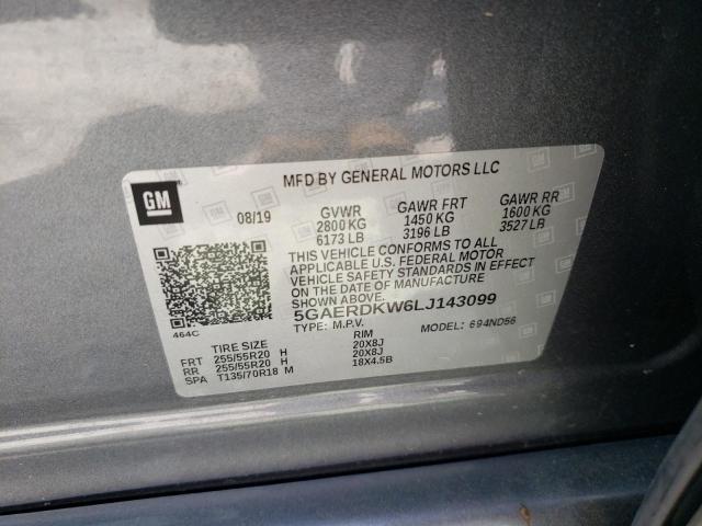 2020 BUICK ENCLAVE AV 5GAERDKW6LJ143099