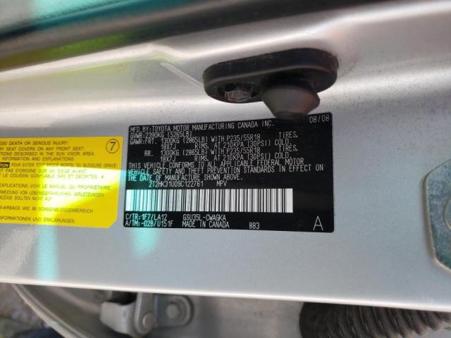 2T2HK31U09C122761 Lexus Rx 350 2009. Фото: 9