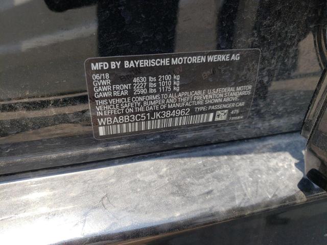 2018 BMW 340 I WBA8B3C51JK384962