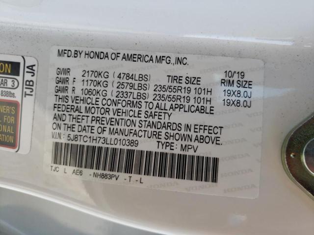 2020 ACURA RDX ADVANC 5J8TC1H73LL010389