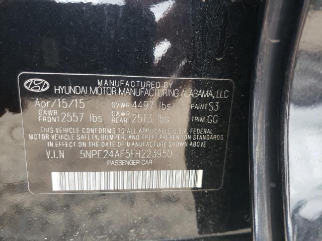 2015 HYUNDAI SONATA SE - 5NPE24AF5FH223950
