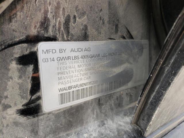 2014 AUDI A4 PREMIUM - WAUBFAFL6EN035289