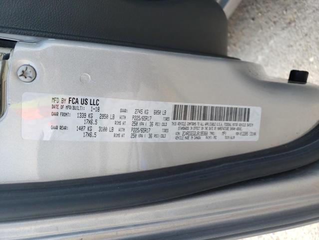 2C4RDGEG2JR195360 Dodge Grand Cara 2018. Фото: 9