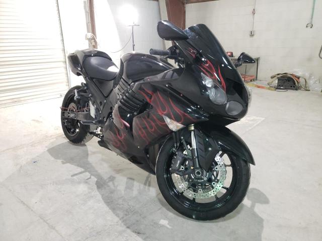 Salvage motorcycles for sale at Leroy, NY auction: 2007 Kawasaki ZX1400 A