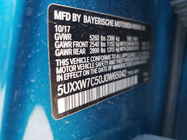 2018 BMW X4 XDRIVEM 5UXXW7C50J0W65042