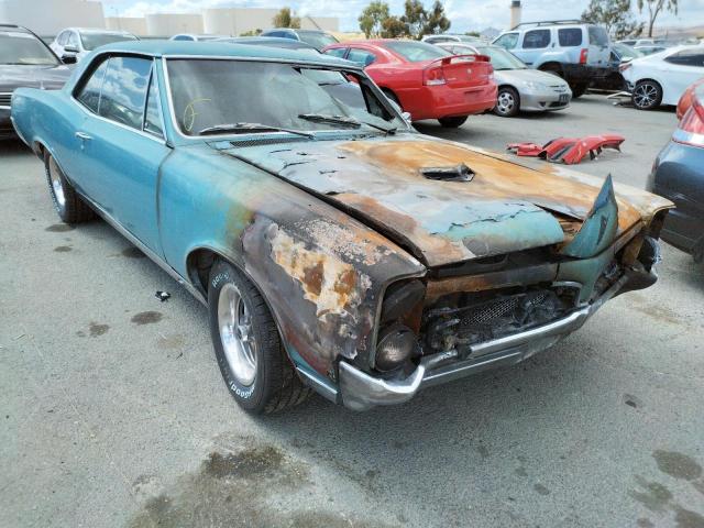 Salvage cars for sale from Copart Martinez, CA: 1967 Pontiac GTO