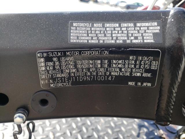 2022 SUZUKI GSX1300 RR JS1EJ11D9N7100147