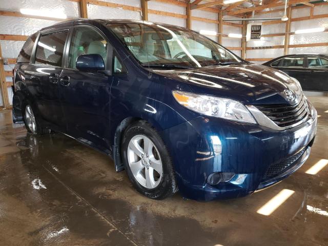 Salvage cars for sale from Copart Pekin, IL: 2011 Toyota Sienna LE