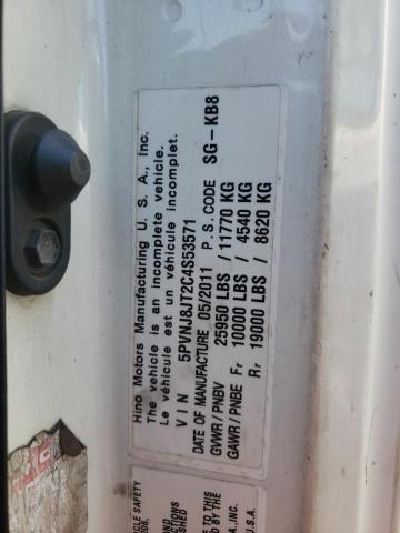 5PVNJ8JT2C4S53571 Hino 258/268 2012. Фото: 9