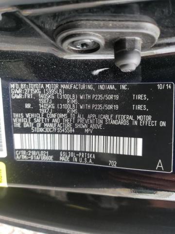 2015 TOYOTA SIENNA SPO - 5TDXK3DC7FS545584