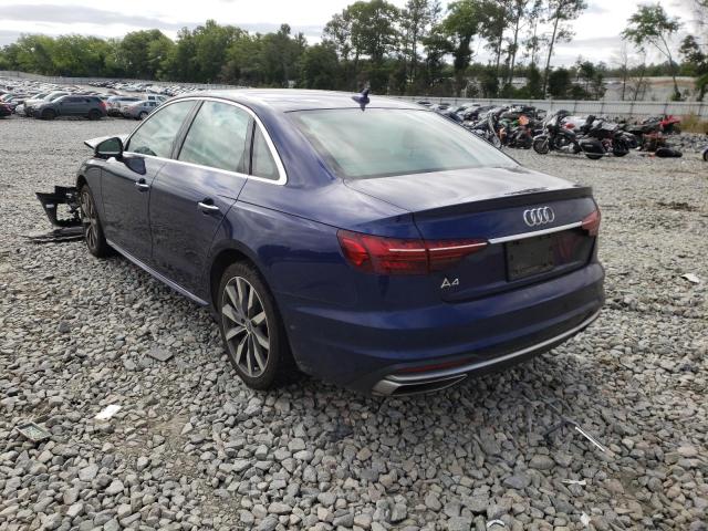 2020 AUDI A4 WAUHMAF44LN012650