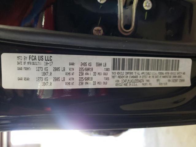 2018 JEEP CHEROKEE O 1C4PJMJX3JD554674