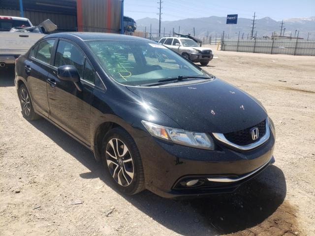 Salvage cars for sale from Copart Colorado Springs, CO: 2013 Honda Civic EXL