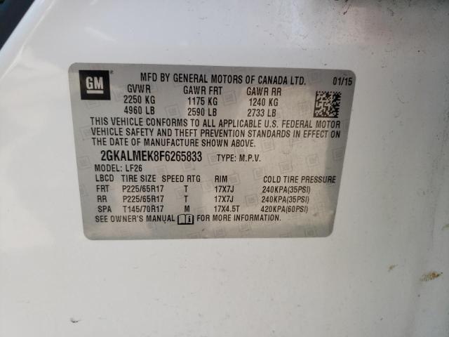 2GKALMEK8F6265833 GMC Terrain Sle