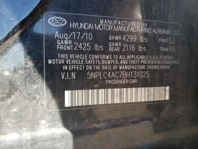 5NPEC4AC7BH131025 Hyundai Sonata Se 2011. Фото: 9