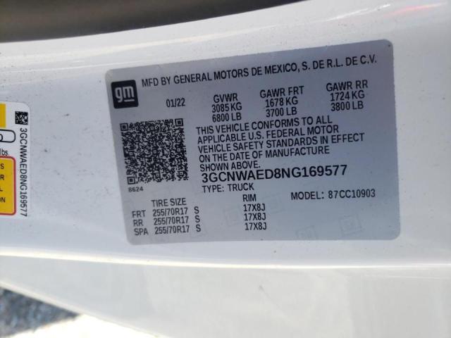 Фото: 3GCNWAED8NG169577 - 10