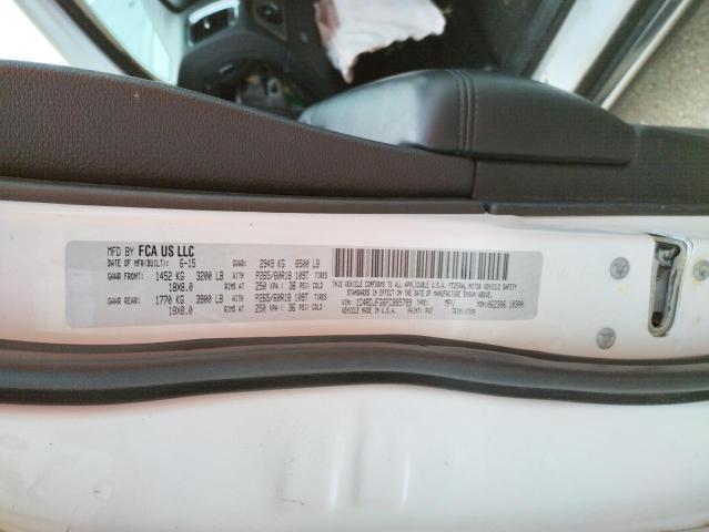 2015 DODGE DURANGO SP 1C4RDJFG6FC885799