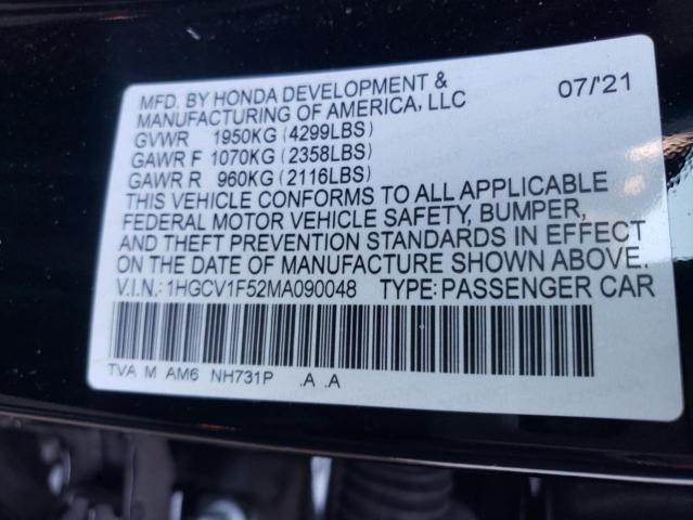 Фото: 1HGCV1F52MA090048 - 10