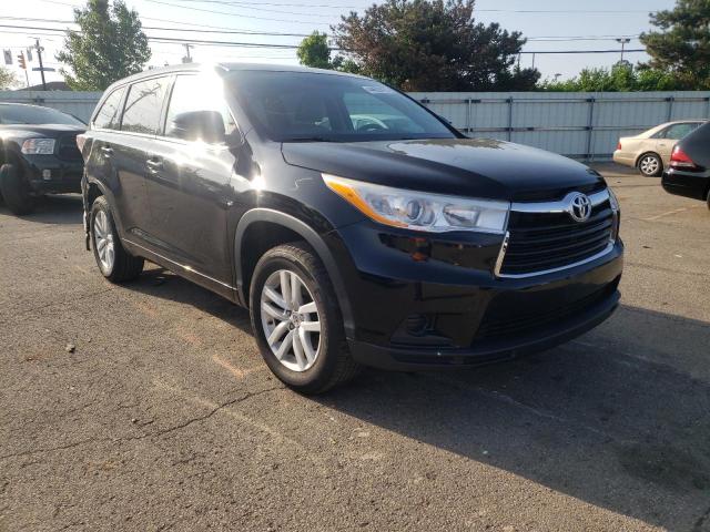 VIN 5TDZARFH9ES005448 2014 Toyota Highlander, LE no.1