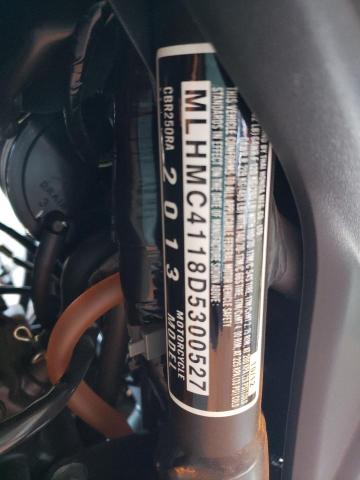 2013 HONDA CBR250 RA- MLHMC4118D5300527