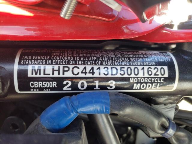 2013 HONDA CBR500 R MLHPC4413D5001620