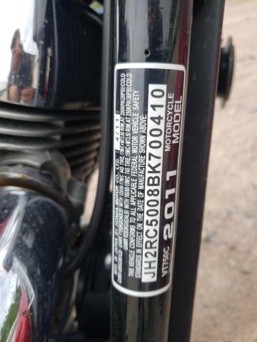 2011 HONDA VT750 C JH2RC5008BK700410