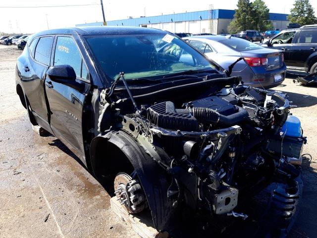 Salvage cars for sale from Copart Woodhaven, MI: 2021 Chevrolet Blazer 2LT