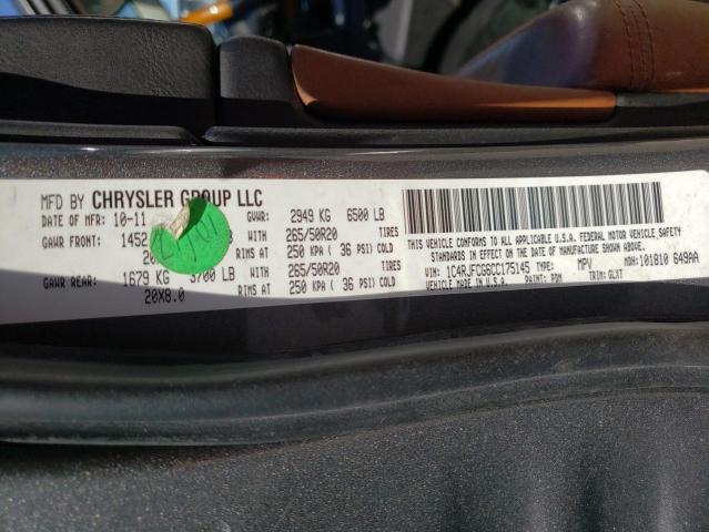 1C4RJFCG6CC175145 Jeep Grand Cher 2012. Фото: 9