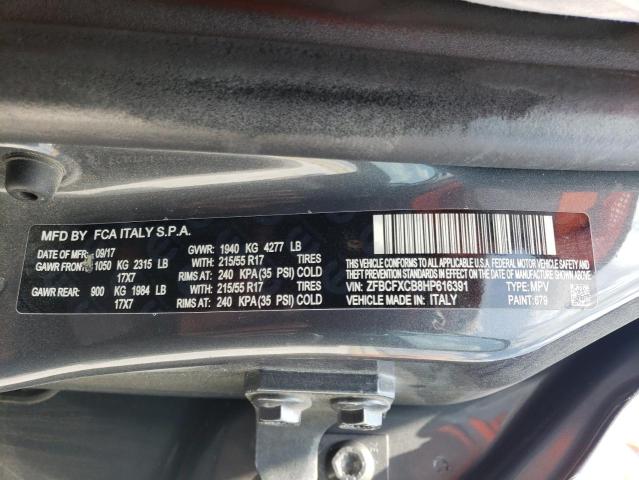 2017 FIAT 500X TREKK ZFBCFXCB8HP616391