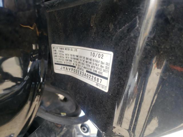 2003 YAMAHA XV1600 AS JYAVP02EX3A022687