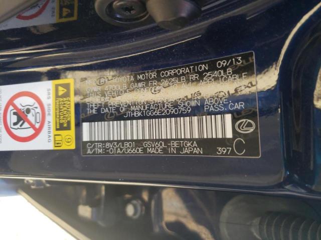 JTHBK1GG6E2090759 Lexus Es 350 2014. Фото: 9