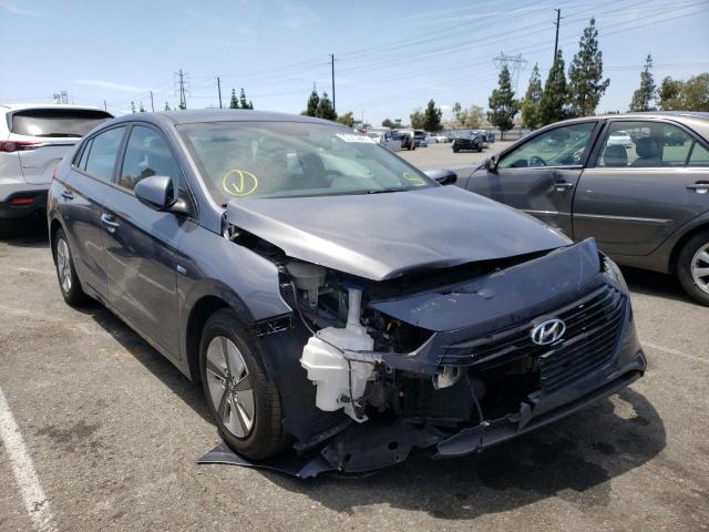 Salvage cars for sale from Copart Rancho Cucamonga, CA: 2019 Hyundai Ioniq Blue