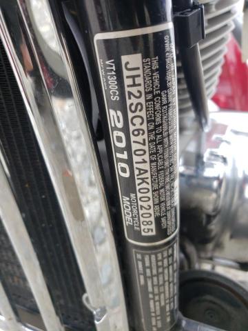2010 HONDA VT1300 CS JH2SC6701AK002085