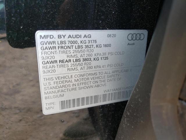 2021 AUDI E-TRON SPO WA11AAGE1MB001980