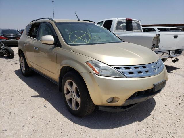 Salvage cars for sale from Copart Andrews, TX: 2003 Nissan Murano SL