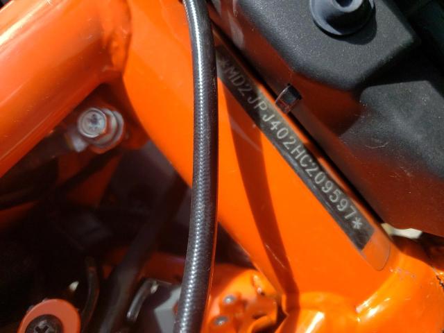 2017 KTM 390 DUKE MD2JPJ402HC209597
