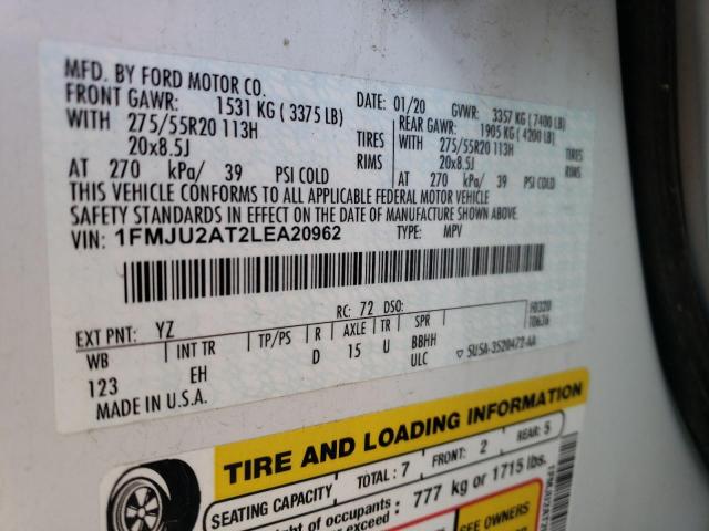 1FMJU2AT2LEA20962 Ford Expedition 2020. Фото: 9