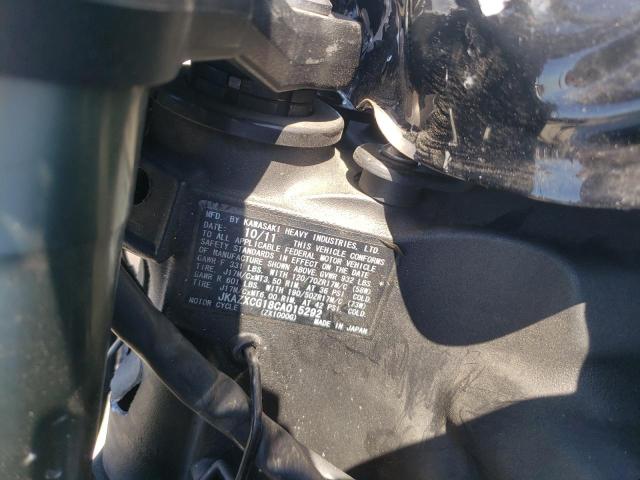 2012 KAWASAKI ZX1000 G JKAZXCG18CA015292