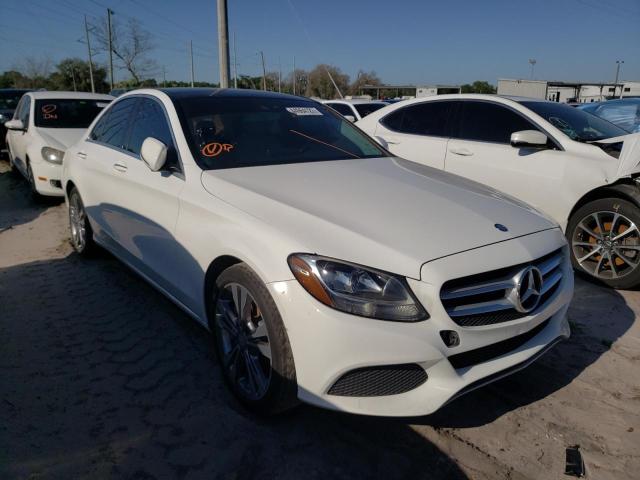 Salvage cars for sale from Copart Riverview, FL: 2016 Mercedes-Benz C300
