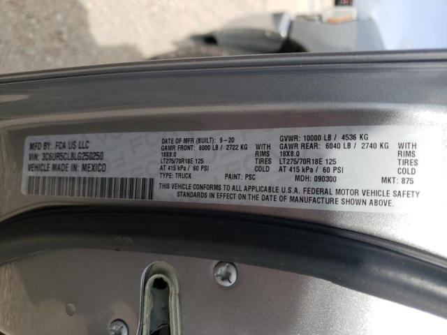 2020 RAM 2500 3C6UR5CL8LG250250