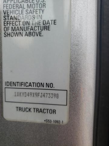 1XKYD49X9FJ473398 Kenworth Constructi 2015. Фото: 9