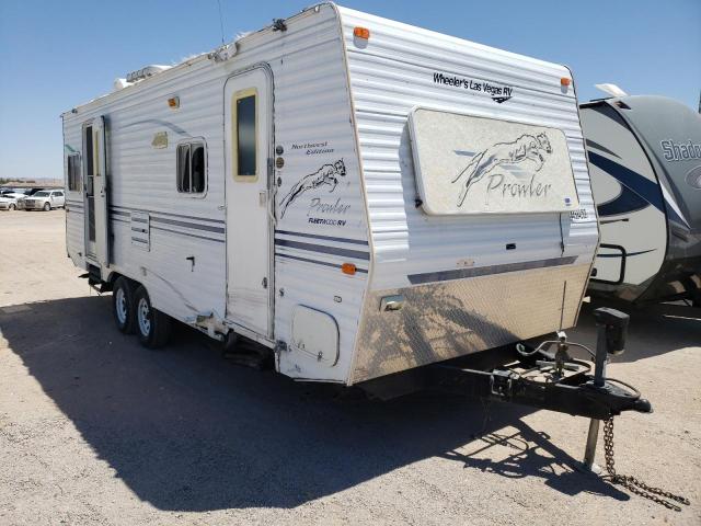 Prowler Travel Trailer salvage cars for sale: 2001 Prowler Travel Trailer