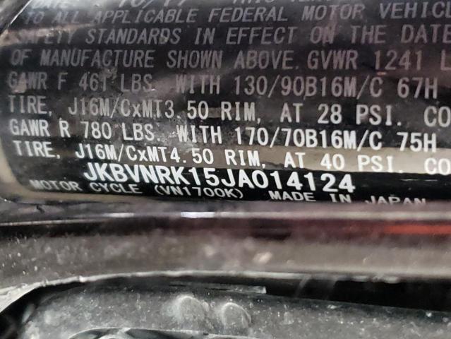 2018 KAWASAKI VN1700 K JKBVNRK15JA014124