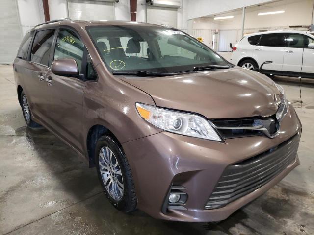 Salvage cars for sale at Avon, MN auction: 2020 Toyota Sienna XLE