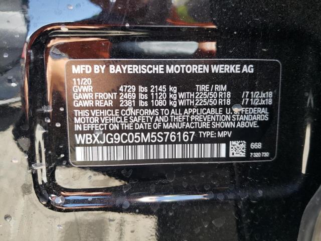 2021 BMW X1 XDRIVE2 WBXJG9C05M5S76167