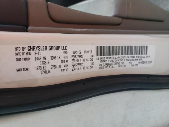 1J4RS4GG8BC658706 Jeep Grand Cher 2011. Фото: 9