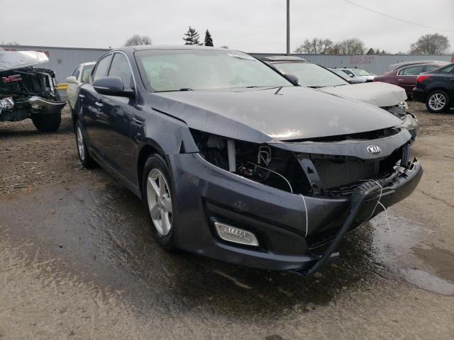 Salvage cars for sale from Copart Cudahy, WI: 2015 KIA Optima LX