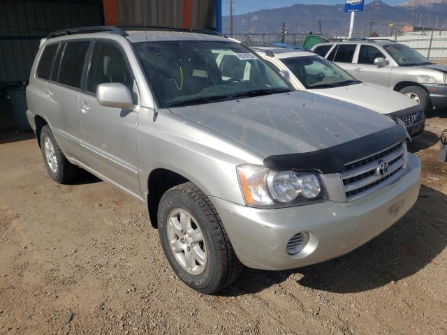 Salvage cars for sale from Copart Colorado Springs, CO: 2002 Toyota Highlander