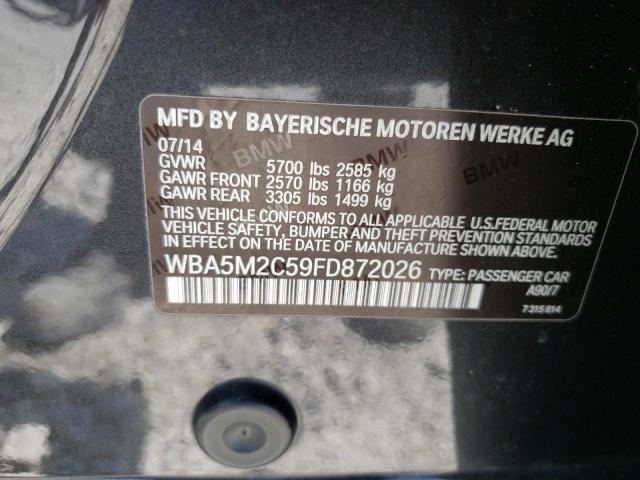 2015 BMW 535 IGT WBA5M2C59FD872026