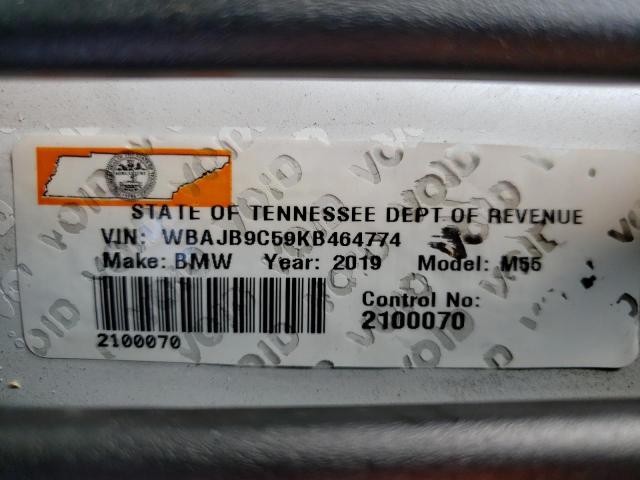2019 BMW M550XI WBAJB9C59KB464774